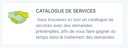 Catalogue de Services